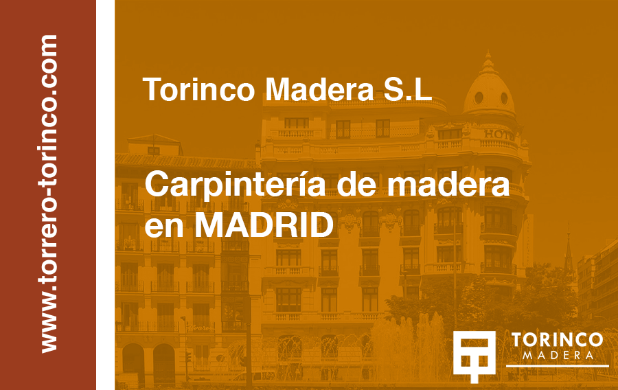 carpinteria de madera en madrid